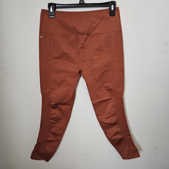Fabletics Sync Seamless High-Waisted Legging Burnt Brick Athleisure Workout - Picture 1 of 11